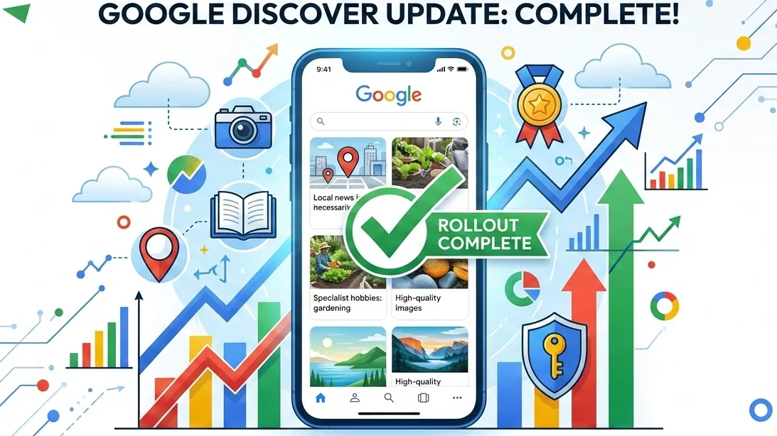 【公式発表】2026年2月 Google Discover コア アップデートのロールアウトが完了