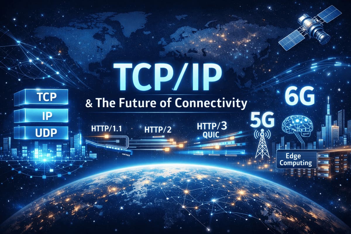 TCP/IPとは？現状と今後の通信技術を徹底解説【HTTP/3・5G・6G時代】
