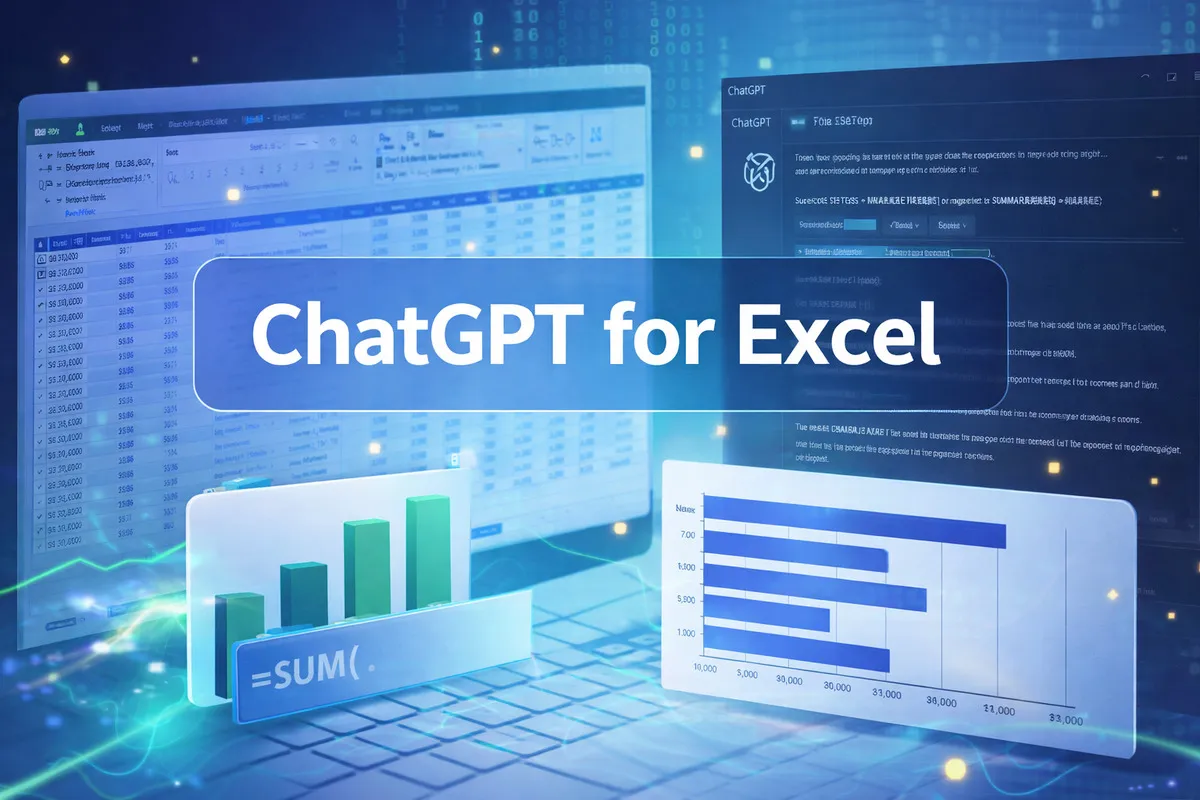 ChatGPT for Excelとは？使い方・初期設定・実機レビューを解説
