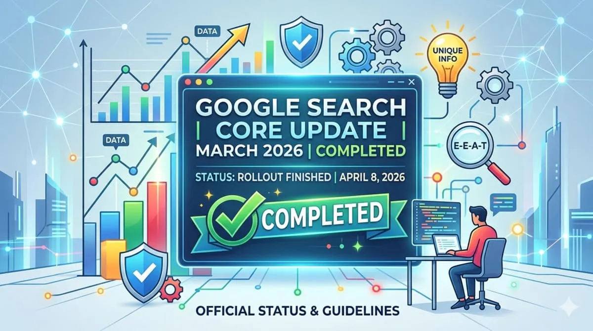 Google 検索 March 2026 Core Update 完了