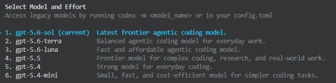 Plusプラン Codex CLI チャット画面